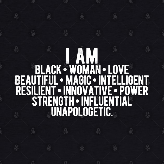 I AM A Strong Black Woman | African American by UrbanLifeApparel
